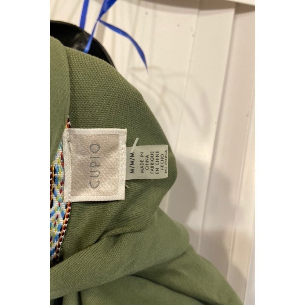 Jacket sweater cardigan green coat new boho - Picture 3 of 12